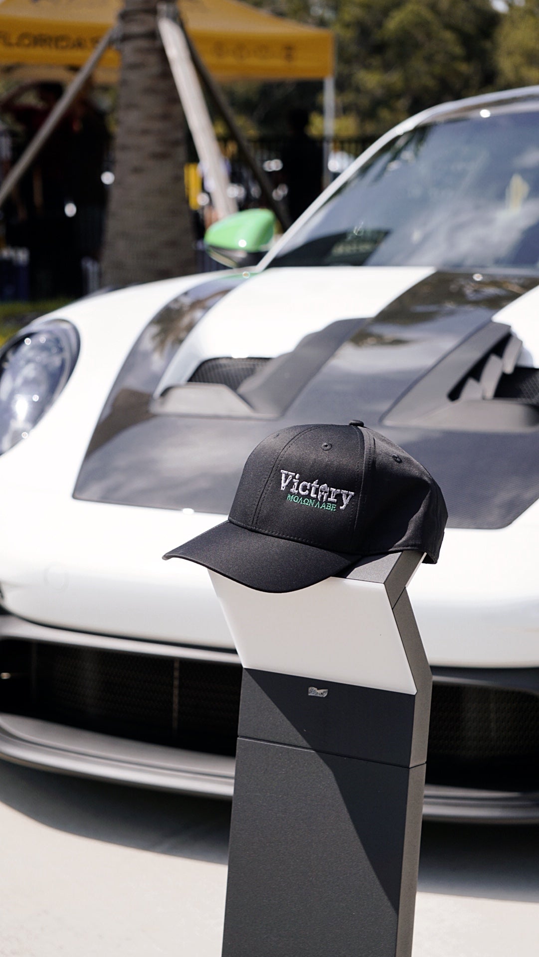 Outdoor Cap OC601 | Performance Service Stripe Cap - Military BLK