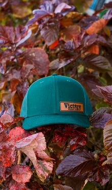 Richardson 112PM | Green Printed Mesh Trucker Victory Patch