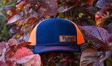 Richardson 112PM | GRY Hat ORG Mesh Trucker Victory Patch