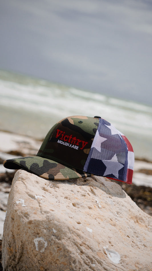 Richardson 112PM | Camo Printed Mesh Trucker US